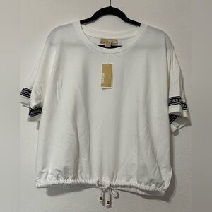 G - Michael Kors Belted White Shirt